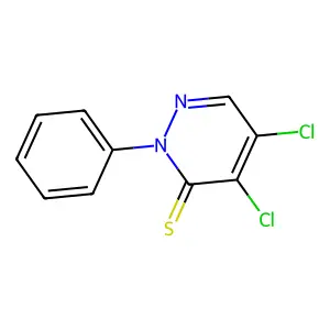 4,5-dichloro-2-phenylpyridazine-3(2H)-thione structure