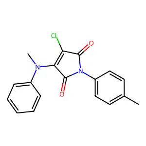 3-chloro-4-(methylanilino)-1-(4-methylphenyl)-1H-pyrrole-2,5-dione structure