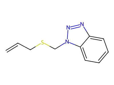 1-[(Prop-2-en-1-ylsulfanyl)methyl]-1H-1,2,3-benzotriazole structure