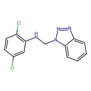 N-(1H-1,2,3-Benzotriazol-1-ylmethyl)-2,5-dichloroaniline structure