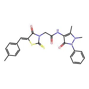 N-(1,5-Dimethyl-3-oxo-2-phenyl-2,3-dihydro-1H-pyrazol-4-yl)-2-[5-(4-methyl-benzy structure