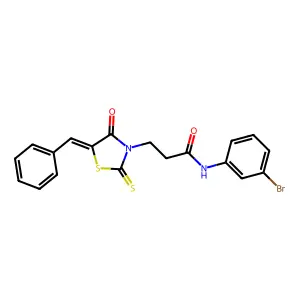 C19H15BrN2O2S2 structure
