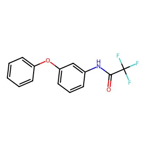 2,2,2-三氟-N-(3-苯氧基苯基)乙酰胺 structure