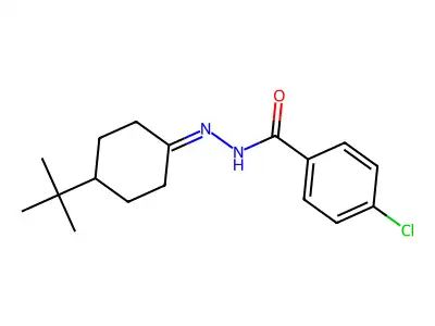 N'-(4-Tert-butylcyclohexylidene)-4-chlorobenzohydrazide structure