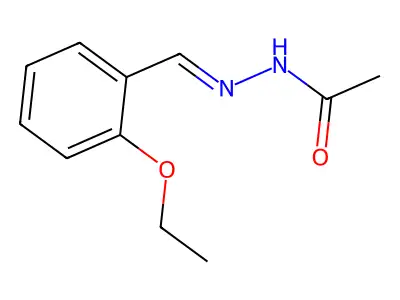 N'-(2-Ethoxybenzylidene)acetohydrazide structure