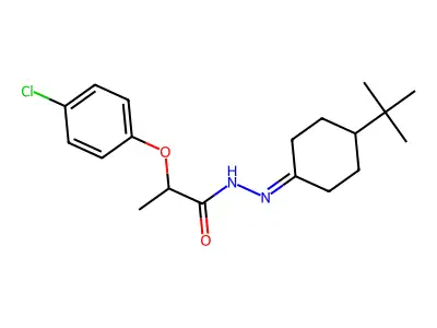 N'-(4-Tert-butylcyclohexylidene)-2-(4-chlorophenoxy)propanohydrazide structure