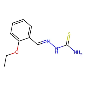 Hydrazinecarbothioamide, 2-[(2-ethoxyphenyl)methylene]- structure