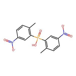 双(2-甲基-4-硝基苯基)次膦酸 structure