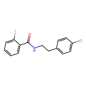N-(2-(4-Chlorophenyl)ethyl)-2-fluorobenzamide structure
