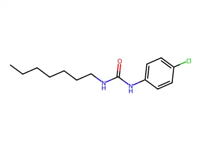 N-(4-Chlorophenyl)-N'-heptylurea structure