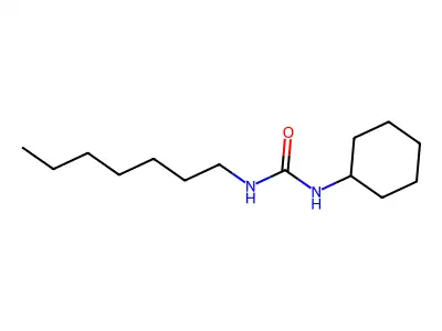 N-Cyclohexyl-N'-heptylurea structure