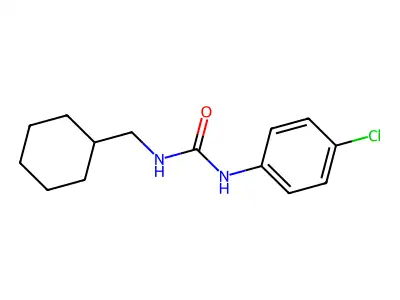 N-(4-Chlorophenyl)-N'-(cyclohexylmethyl)urea structure
