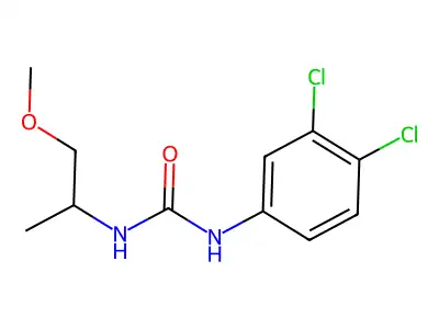 N-(3,4-Dichlorophenyl)-N'-(2-methoxy-1-methylethyl)urea structure