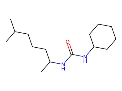 N-Cyclohexyl-N'-(1,5-dimethylhexyl)urea structure