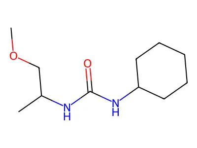 N-Cyclohexyl-N'-(2-methoxy-1-methylethyl)urea structure