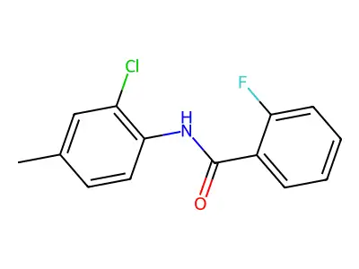 N-(2-Chloro-4-methylphenyl)-2-fluorobenzamide structure