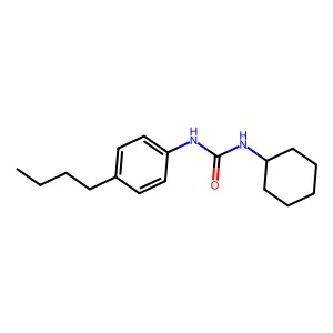 N-(4-Butylphenyl)-N'-cyclohexylurea structure