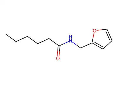 N-(2-Furylmethyl)hexanamide structure