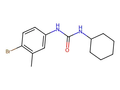 N-(4-Bromo-3-methylphenyl)-N'-cyclohexylurea structure