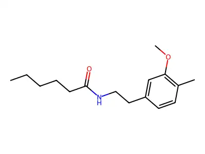 N-(2-(3-Methoxy-4-methylphenyl)ethyl)hexanamide structure