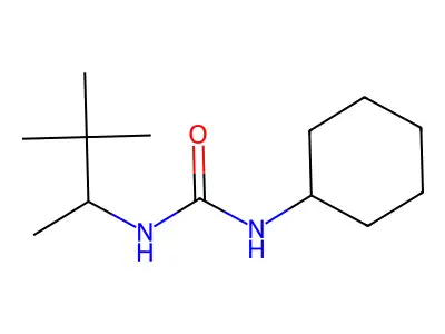N-Cyclohexyl-N'-(1,2,2-trimethylpropyl)urea structure