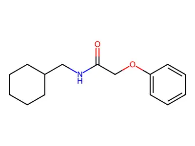 N-(Cyclohexylmethyl)-2-phenoxyacetamide structure