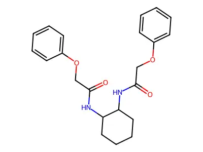 2-Phenoxy-N-(2-((phenoxyacetyl)amino)cyclohexyl)acetamide structure