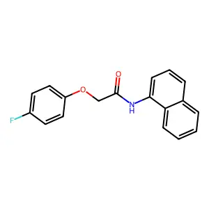 2-(4-Fluorophenoxy)-N-(1-naphthyl)acetamide structure