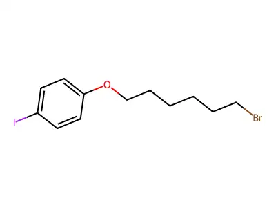 Benzene, 1-[(6-bromohexyl)oxy]-4-iodo- structure
