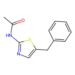 N-(5-benzyl-1,3-thiazol-2-yl)acetamide structure