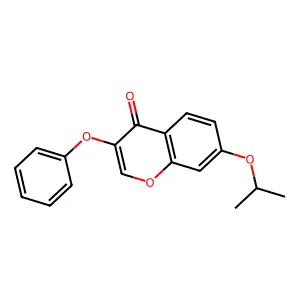 7-Isopropoxy-3-phenoxy-4H-chromen-4-one structure