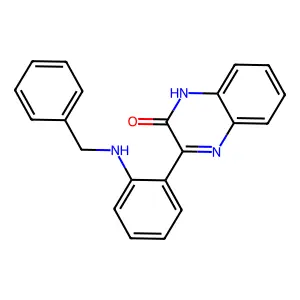3-(2-(benzylamino)phenyl)quinoxalin-2(1H)-one structure