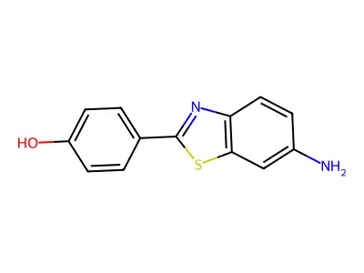 4-(6-Amino-benzothiazol-2-yl)-phenol structure