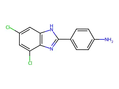 4-(5,7-Dichloro-1H-benzo[d]imidazol-2-yl)aniline structure