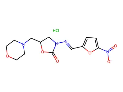 (S)-Furaltadone hydrochloride structure