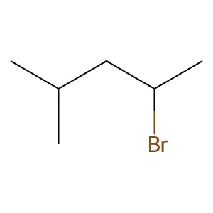 2-Bromo-4-methylpentane structure