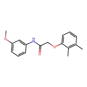 2-(2,3-dimethylphenoxy)-N-(3-methoxyphenyl)acetamide structure