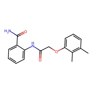 2-[2-(2,3-Dimethylphenoxy)acetamido]benzamide structure