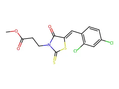 C14H11Cl2NO3S2 structure