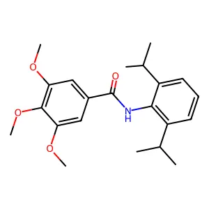 N-(2,6-diisopropylphenyl)-3,4,5-trimethoxybenzamide structure