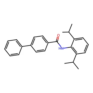 N-[2,6-di(propan-2-yl)phenyl]-4-phenylbenzamide structure