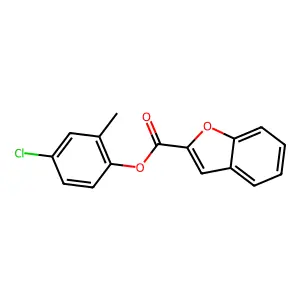 4-Chloro-2-methylphenyl 1-benzofuran-2-carboxylate structure