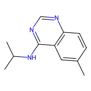 6-甲基-N-异丙基喹唑啉-4-胺 structure