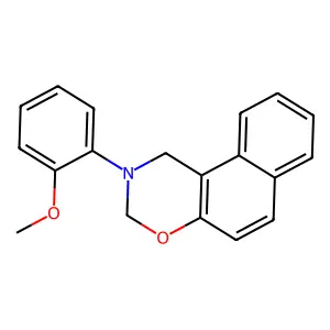 2-(2-Methoxyphenyl)-1,3-dihydrobenzo[f][1,3]benzoxazine structure