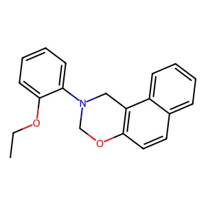 2-(2-Ethoxyphenyl)-1,3-dihydrobenzo[f][1,3]benzoxazine structure