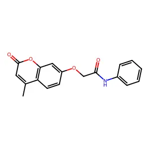 2-[(4-methyl-2-oxo-2H-chromen-7-yl)oxy]-N-phenylacetamide structure