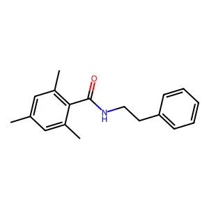 2,4,6-三甲基-N-苯乙基苯甲酰胺 structure