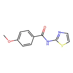 4-甲氧基-N-(1,3-噻唑-2-基)苯甲酰胺 structure