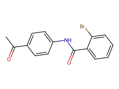 N-(4-acetylphenyl)-2-bromobenzamide structure