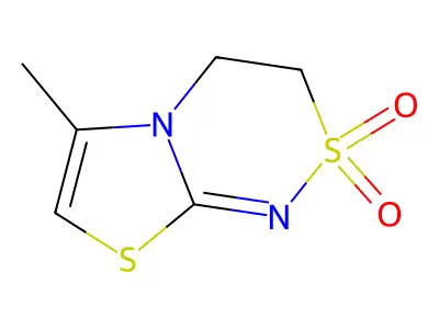 6-methyl-3H,4H-2lambda6-[1,3]thiazolo[2,3-c][1,2,4]thiadiazine-2,2-dione structure